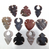 mix shape knapped fancy jsaper arrowheads